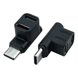yzLeehitech Type C A_v^ 10Gbps p L^ USB C IX to (USB2.0 C X+ USB3.1 C X) 1 to 2 ϊA_v^[ 100W/5A [dd 4K/60Hz̒NAȓ`CSteam DeckASwitchAbvgb
