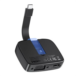 yzCable Matters |[^u USB C VGA HDMI ϊA_v^ 4K@60Hz HDMI 1080p VGA ܂肽ݎ Thunderbolt VGA HDMI ϊA_v^ XPS Surface Pro Kp (macOS1̊gfBXvĈ݂T|[g)