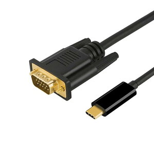 YFFSFDC USB C VGA ϊP[u USB C - VGA P[u 1.8M Type C VGA ϊP[u 1080P [Thunderbolt 3] 15sΉ MacBook Pro 2019/2018/2017AiPad Pro 2018A iMac 2017A Chromebook PixelASamsung Galaxy S9/S8ADell XPS 13/15AAsus