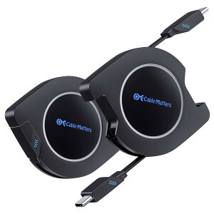 yzCable Matters [dpi[ USB C P[u 2 pbN (USB C to USB C i[P[u) 60W p[fo[[dt - 2.8tB[g / 0.85m iPhone 16 iPhone 15/15 Pro/15 Plus/15 Pro MaxAiPadAGalaxy S23