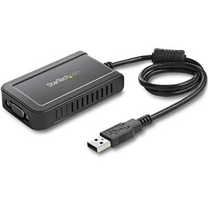 yzStarTech.com USB - VGA fBXvCϊA_v^ 1920x1200 }`j^[A_v^ USB2VGAE3 O[