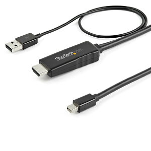 yzStarTech.com HDMI - Mini DisplayPort ϊP[u 1m 4K/30Hz USBoXp[ Mac/WindowsΉ HD2MDPMM1M