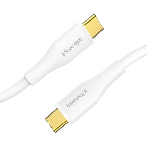 yzTeleadapt USB C to C P[u 60W PD[dP[u VRfލ̗p \tgVRusbcP[u Ή MacBook/iPad mini/iPad Pro/iPad Air/Galaxy/Android т̑̃^CvcfoCX 1.8m