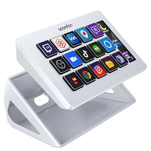 yzStream Controller - SOOMFON Stream Studio Control Deck 15L[z Xg[fbN CuRec쐬p̃Rg[[ zMҌfoCX OBS/Twitch?/YouTubeAg Mac/PCΉ 