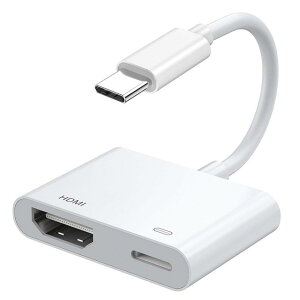 yzUSB-C HDMI ϊA_v^ 4K@30Hz UHDfo 100W PD}[d ݒsv/xȂ o HDMI Type-C ϊP[u MacBook Pro/AirAiPad Pro/Air M1 M2AiPhone 15/16AGalaxy S/Note V[YȂ