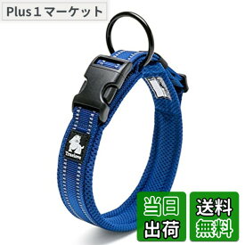 【送料無料】cocomall 日本授権店 TRUE LOVE専門販売店 犬首輪 犬の首輪 犬用訓練首輪 小型、中型、大型犬用首輪 ペット用品 3M反射材料 ナイロン製 通気性 弾力性 ソフト 調節可能 ハーネス リード(XXS, ライトブルー)