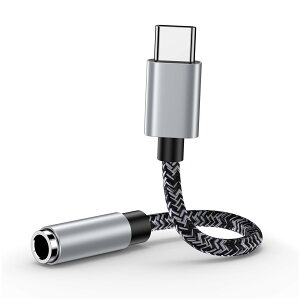 yzUSB Type-C to 3.5 mm XCzWbNA_v^[ USB-C to AuxI[fBIhOP[u ʘb/y/R Type-C wbhtHWbNA_v^ Cz ϊP[u iPhone 15 