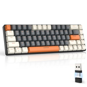 yzMAGIC-REFINER x ZIYOU LANG BluetoothCX Q[~OL[{[h  ^ ԎK68L[{[h2.4GHZ USBڑ eL[X Windows Mac iPad iOS Android Surface PS4 Switch Ή ݑΖ {