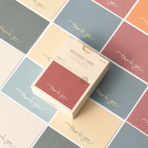 yzmCN bZ[WJ[h ~jJ[h TL[ Message card Thank you - 4020Zbg~jTCYfUCj̃J[hӃJ[h