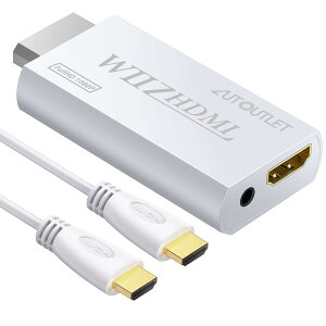 yzAUTOUTLET Wii to Hdmi A_v^ 1.5M HDMIP[ut Ro[^[ Wii2HDMI rfI I[fBI 3.5mm 720p/1080pɑΉ NtdWiifBXvC[hɑΉ Wiiƌ݊ AbvO[h 1.5MHDMI
