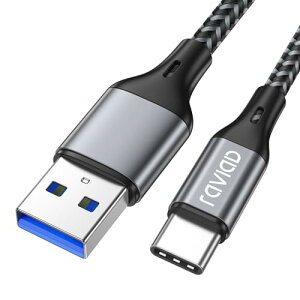 RAVIAD USB Type C P[uy1M/QC3.0Ήz^Cv C P[u 3A }[d f[^] ϋviC҂ USB-A to USB-C P[u iPhone15V[Y[dP[uAGalaxy S24/S23/S22/S21/S20/S10/S9AXperia XZ/