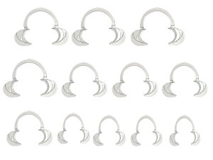 【送料無料】Getrays 12個マウスオープナー、マウスリップオープナー歯科C形状大人と子供用のチークリップリトラクタ、マウスピース歯のホワイトニング用の交換用チークリトラクター、オ