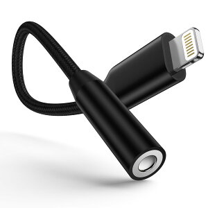 yzOcbuo iPhone ϊA_v^ Cz Lightning - 3.5mm Cz ϊP[u MFiF CzEwbhzA_v^[ CgjO 3.5mm ϊ ʘb/ʒ/yΉiPhone14/13/12/11/iPad