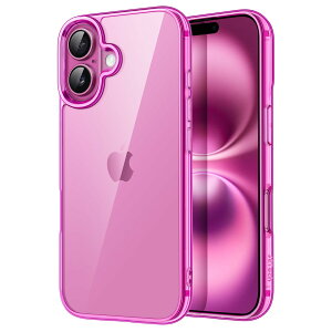 yzJETech iPhone 16 6.1C`p P[X ΂݂Ȃ Ռz op[Jo[ h~ NAobN (sN)