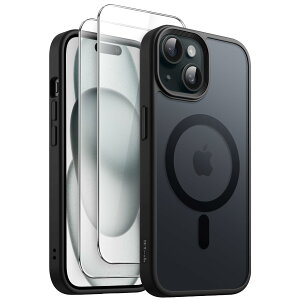 yzJETech 3 in 1 iPhone 15 6.1 C`p }Olbg P[X 2KXtBt MagSafeΉ }bgobN ϏՌX}zJo[ (ubN)