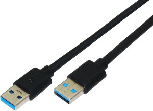 yzI[fBIt@ USBP[u IXIX USB-A - USB-A ő5Gbps USB3.0 60cm ubN