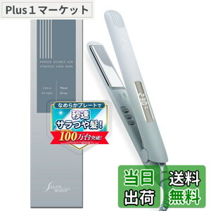 �y���������zSALONMOON �T�������[�� �X�g���[�g �w�A�A�C���� 24mm ���[�� �O���[ ���[�� �s���N �~���[�_�u���C�I�� �X�g���[�g�A�C���� �J�[�� ���ł��� 2WAY �R�e �����Y �ɂ� �}�C�i�X�C�I��