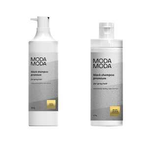 【送料無料】国内正規品 白髪用ブラックシャンプー プレミアム MODAMODA BLACK SHAMPOO PREMIUM(100g) モダモダブラックシャンプープレミアム 白髪染め 低刺激 頭皮ケア ヘアケア 若白髪ケア ノンシリ