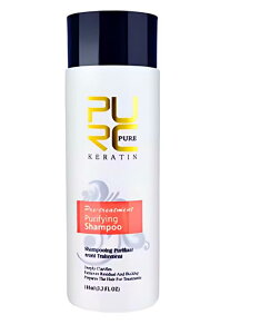 yzBrazilian Keratin Hair Treatment Keratin Straightening Curly Hair Smoothing Repair Permed Damaged Hair Care Products 100 ml FFPurifying Shampoo