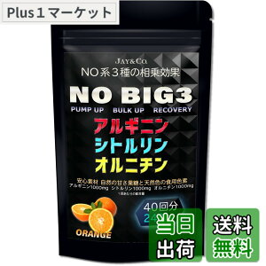 �y���������zJAY&CO. NO �n BIG3 �A���M�j�� �E �V�g������ �E �I���j�`�� (1000mgx3��) (�I�����W, 40�� 240g)