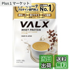 【送料無料】VALX バルクス ホエイ プロテイン 3kg カフェオレ 風味 ホエイプロテイン WPC 大容量 山本義徳 監修 国内製造