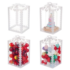 yzBENECREAT 24 vX`bNP[X [X{ 14x9x9cm Mtg{bNX NA ܂݃{bNX PVC   LO  p[eB[