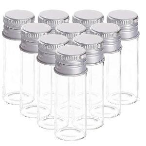 【送料無料】Coollooda 小瓶 ミニボトル 小物入れ 保存容器 小分け 50ml 10個セット スパイスボトル 調味料ボトル PETプラスチック製 丸薬、小物、液体などの保管,party、喫茶店、結婚式