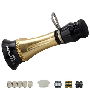 �y���������zHEIGHTEN 48mm ���[�� �X�^���h (���ǌ^) �A�u�K���V�A (Abu Garcia) �X�s�j���O���[�� ��p �J�X�^���o�����T�[ ��� �t�b�N�L�[�p�[ ���C���X�g�b�p�[ (�u���b�N���S�[���h) (643)