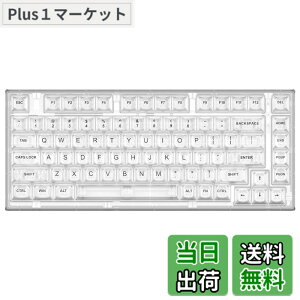 �y���������zYUNZII X75 PRO 82�L�[���C�����X �z�b�g�X���b�v�Ή� �p��z�� ���J�j�J���Q�[�~���O�L�[�{�[�h �����L�[�L���b�v BT5.0/2.4G/USB-C �K�X�P�b�g�����L�[�{�[�h Windows/Mac�p �Z�K�F�؎擾