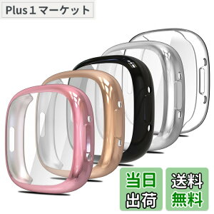 �y���������zSimpeak Fitbit Versa 4 / Sense 2 �Ή� �P�[�X �t���J�o�[ 5�Z�b�g �\�t�gTPU�f�� ���b�L���H ��̌^�S�ʕی�J�o�[ �ϏՌ��� �w��h�~ �������� �戵�ȒP �҂�����t�B�b�g