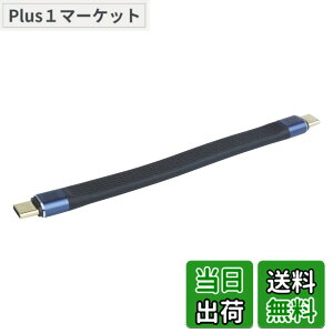 �y���������zKOYOKOMA Type-C �P�[�u�� USB4 PD 240W �}���[�d L�� �X�g���[�g 40Gbps Thunderbolt 3 4 12cm �V���[�g�P�[�u�� �t���b�g 8K60Hz �T�C�Y�FA�^�C�v