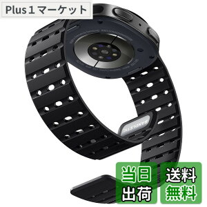 �y���������z[Bandletic] Galaxy watch 8 �o���h - �}�O�l�b�g�� �V���R���o���h Watch 8 44mm 40mm/ Watch 8 Classic 46mm �ɑΉ� N52���� �ʋC�� �ϊ� �h�� �y�� �j�����p �����p�o���h �F�F�u���b�N