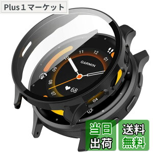 �y���������zKANOYO �Ή�GARMIN Venu 3 �P�[�X �����^ PC+�����K���X ��̌^ �����ȒP �ϏՌ� �S�ʕی� �K�[�~�� Venu 3 �J�o�[ ���h�~ �����ߗ� �w��h�~ venu 3 �p �J�o�[�i�u���b�N�j �F�F�u���b�N