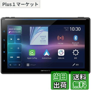 �y���������zPioneer �p�C�I�j�A �f�B�X�v���C�I�[�f�B�I AppleCarPlay AndroidAuto�Ή� Wi-Fi���[�^�[ �Z�b�g �F�F�u���b�N�A�T�C�Y�F10.1�C���`