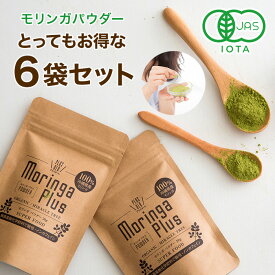 お得な6袋セット モリンガパウダー 30g×6袋 国産 オーガニック 【有機JAS認定】無農薬 保存料無添加 ノンカフェイン 沖縄県産 モリンガ粉末 料理にも！