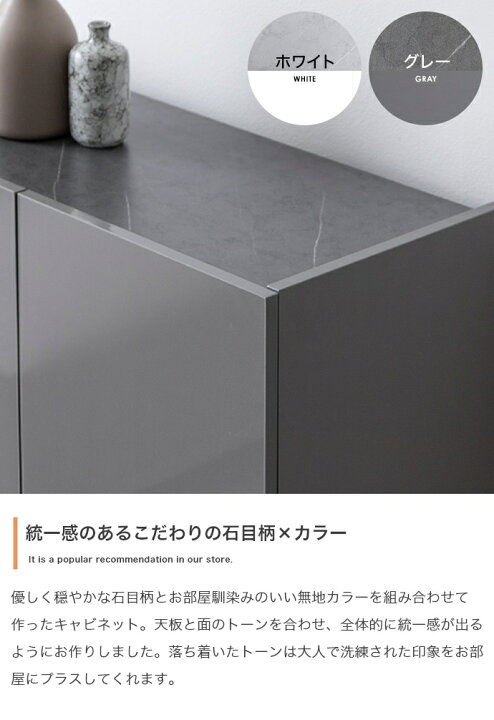 楽天市場】＼クーポン配布中／ サイドボード キャビネット スリム 扉 