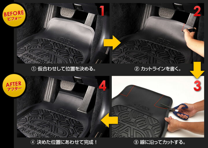 楽天市場】ギャルソン DADプロテクション ラバーマット1列目用 2 