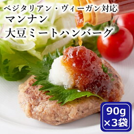 マンナン 大豆ミート ハンバーグ ダイエット 90g×3袋 ベジタリアン ヴィーガン グルテンフリー蒟蒻 こんにゃく 大豆 ヘルシー ソイミート 常温保存 惣菜 おかず ランチ 昼食 夜食 晩御飯 送料無料 惣菜 お取り寄せ お取り寄せグルメ ポイント消化 1000円 ポッキリ