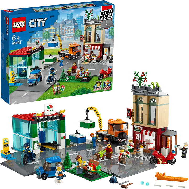 楽天市場】レゴ LEGO シティ レゴシティのタウンセンター ロード 