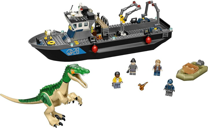 楽天市場】レゴ LEGO ジュラシック・ワールド バリオニクスの水上脱出 