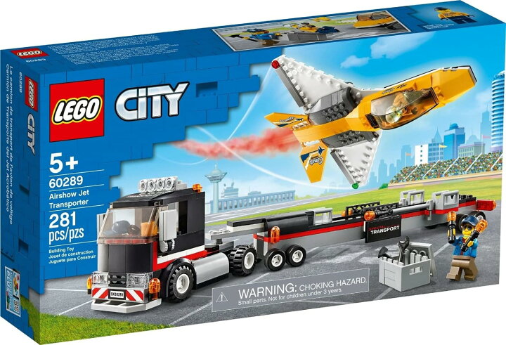 楽天市場】レゴ LEGO シティ 航空ショーのジェット輸送車 60289 レゴ 