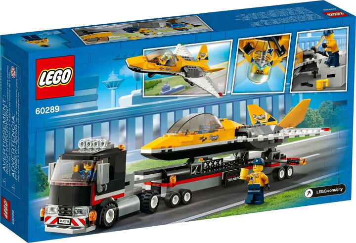 楽天市場】レゴ LEGO シティ 航空ショーのジェット輸送車 60289 レゴ 