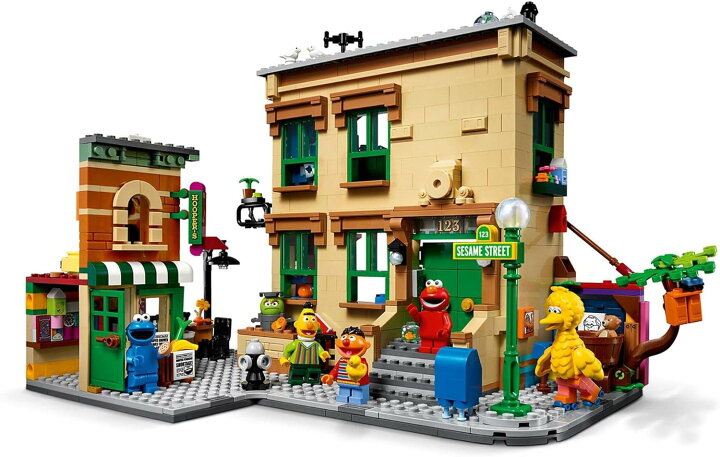 楽天市場】レゴ LEGO アイデア セサミストリート 123番地 21324 