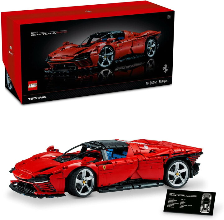 楽天市場】レゴ LEGO テクニック フェラーリ Daytona SP3 42143 