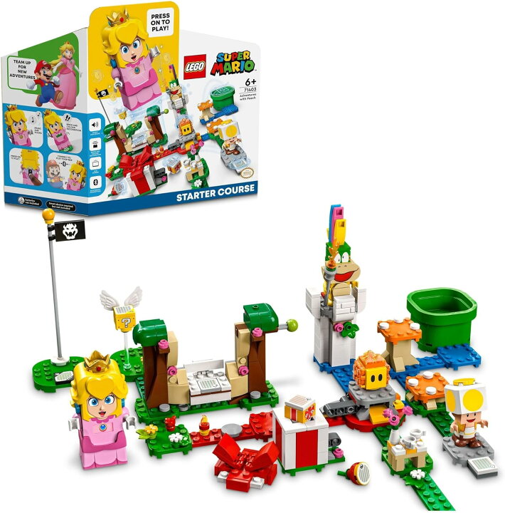 楽天市場】レゴ LEGO スーパーマリオ レゴ ピーチ と ぼうけんの 