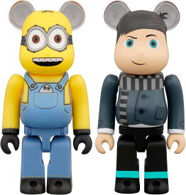 BE＠RBRICK ベアブリック OTTO & YOUNG GRU 100％ オットー & ヤング グルー 2PACK 各全高約70mm ノンスケール 塗装済み 完成品 フィギュア