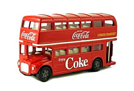 Motor City Classics（モーターシティクラシックス） Coca-Cola （コカコーラ） 1/64 ルートマスター ロンドン ダブルデッカー バス ミニカー