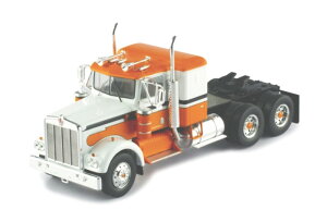 ixo(イクソ) 1/43 ケンワース W925 1970 ホワイト/オレンジ トラクターヘッド ミニカー