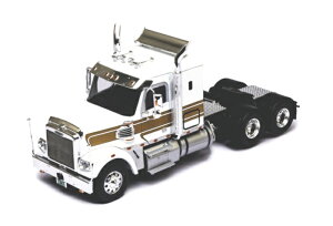 ixo(イクソ) 1/43 フレイトライナー コロナド 2012 ホワイト/ゴールド トラクターヘッド ミニカー