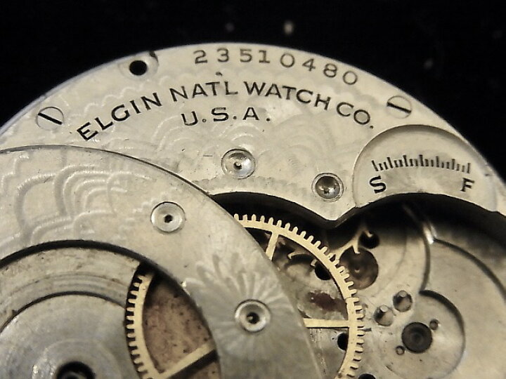 値下げELGIN 懐中時計 1919年